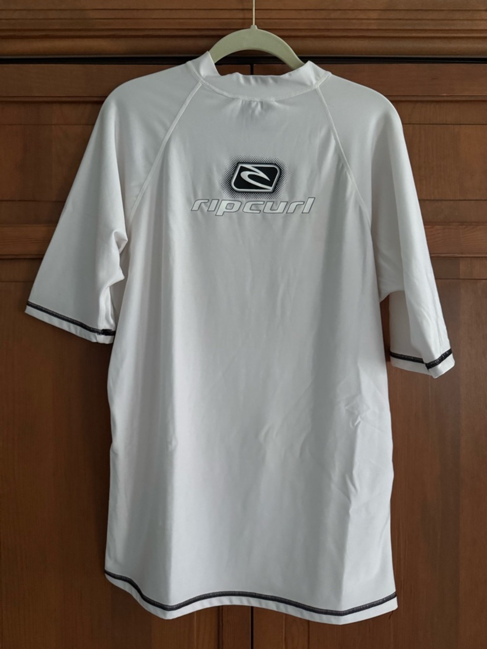 Rip Curl White Logo Rash Guard